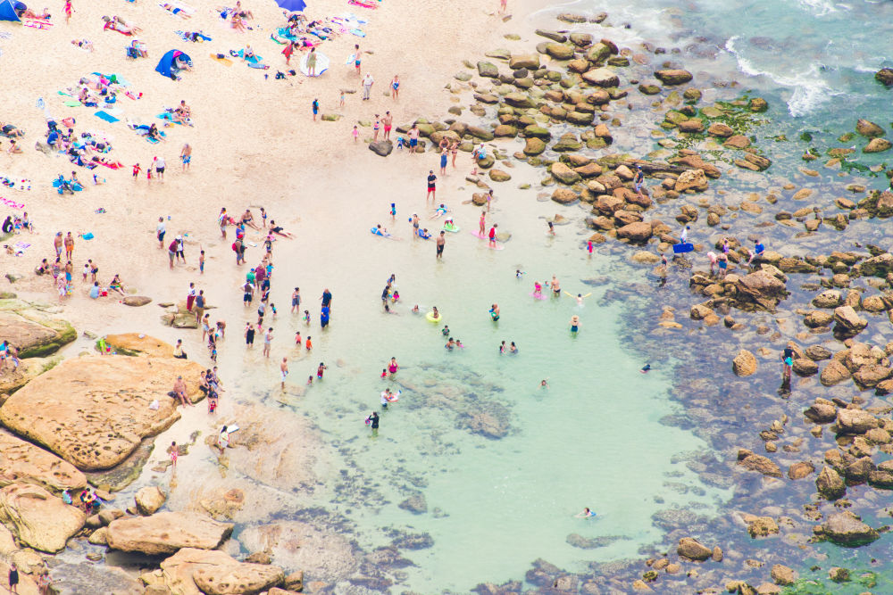 Photography by Gray Malin of Bronte Beach