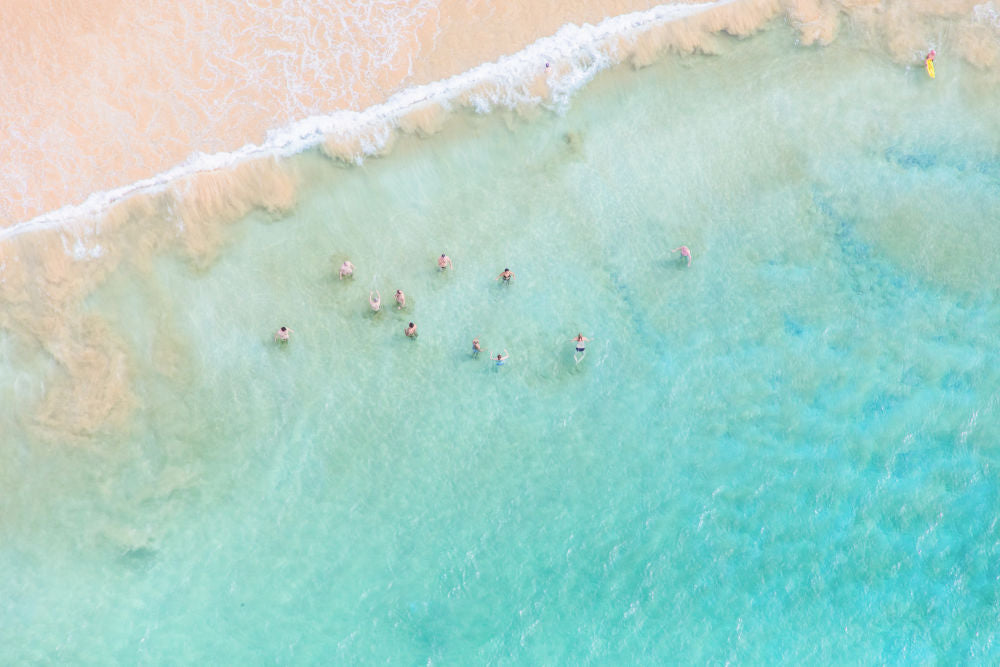 Photography by Gray Malin of Nude Swimmers, Maui