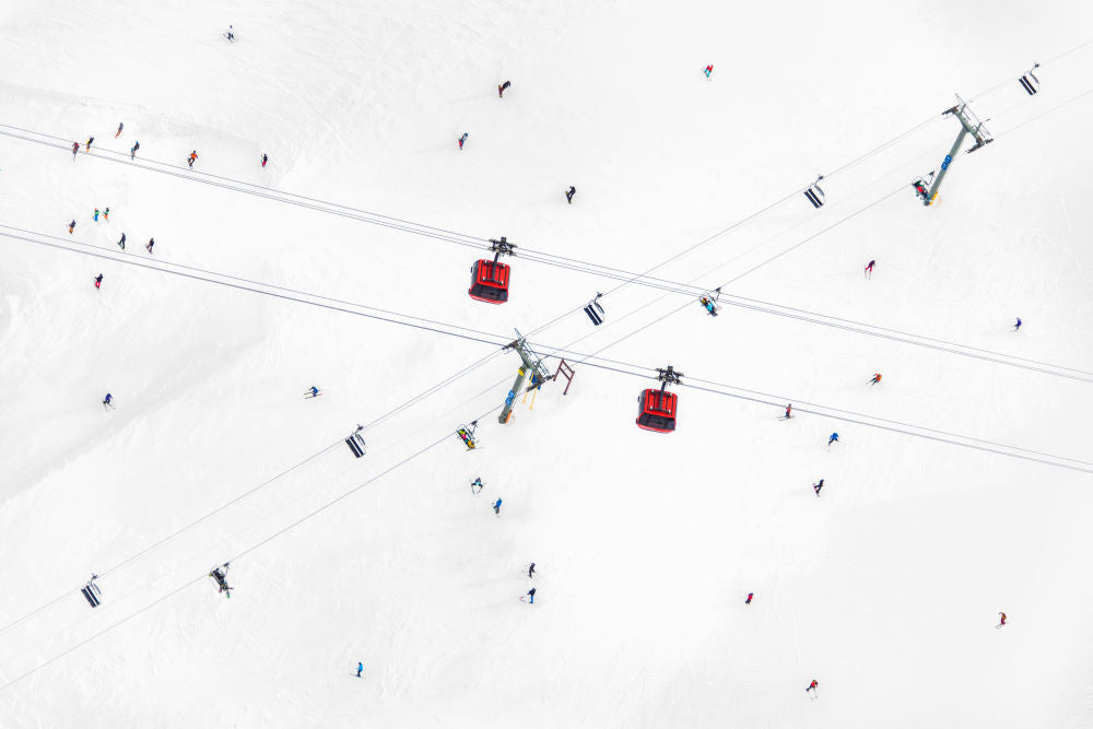 Photography by Gray Malin of Peak to Peak Gondolas Horizontal