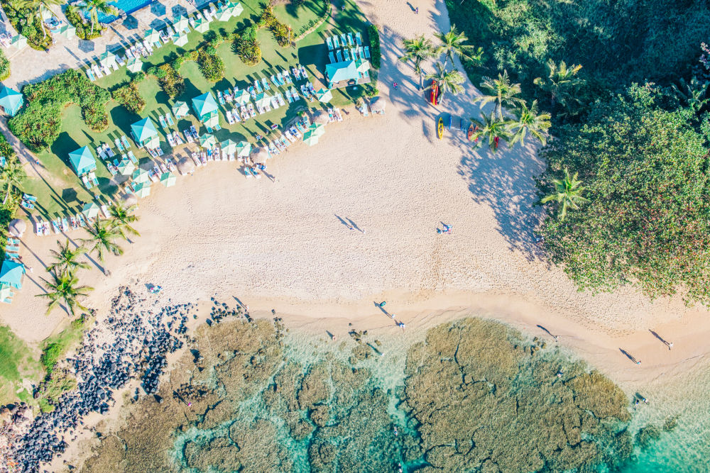 Photography by Gray Malin of Princeville Resort, Kauai