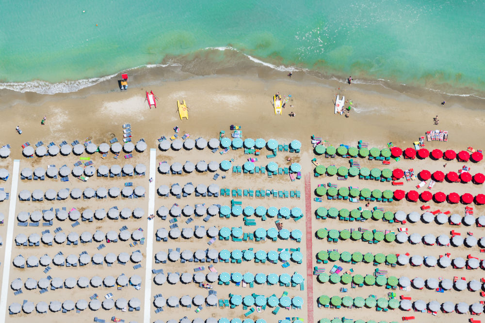 Photography by Gray Malin of Rimini Beach Horizontal