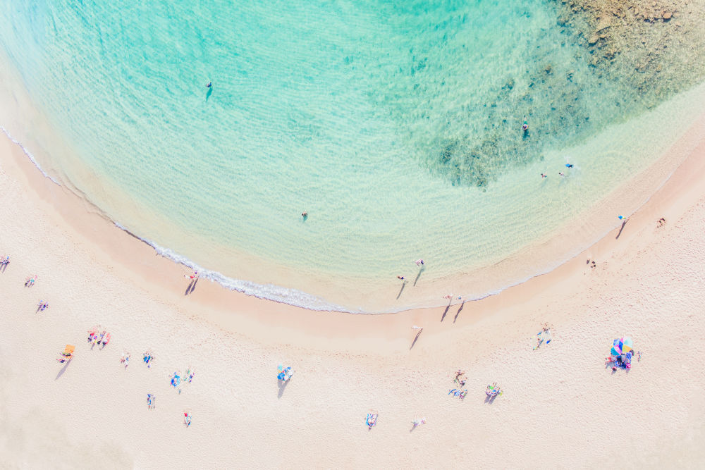 Photography by Gray Malin of Salt Pond Beach, Kauai