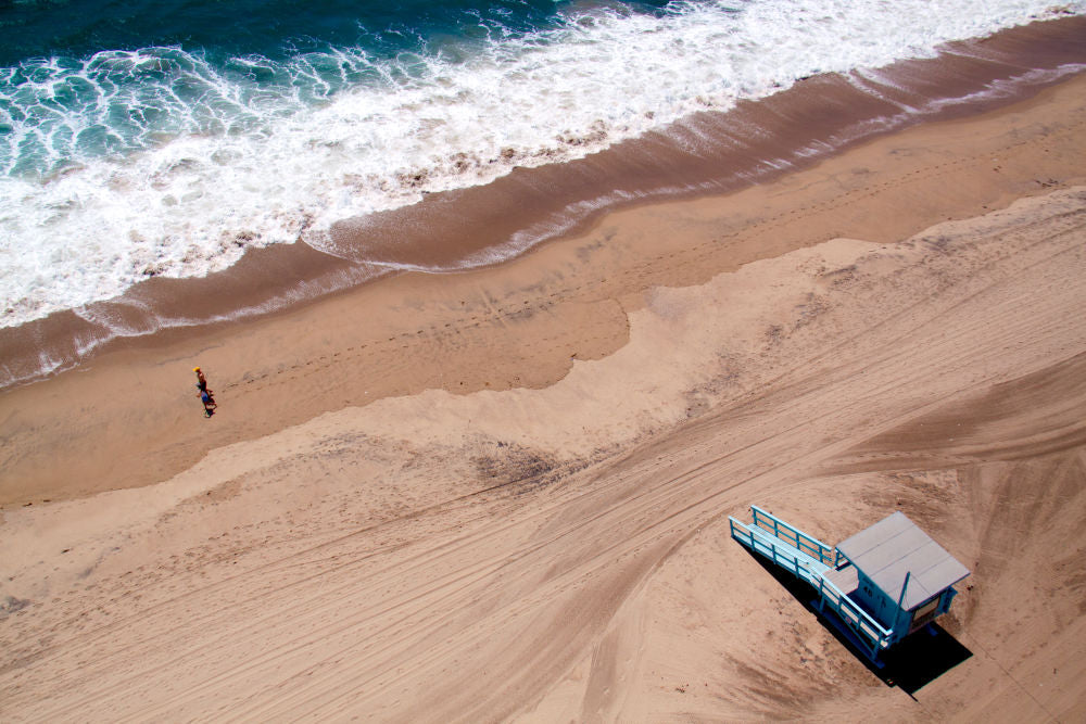 Photography by Gray Malin of Santa Monica Lifeguard Stand