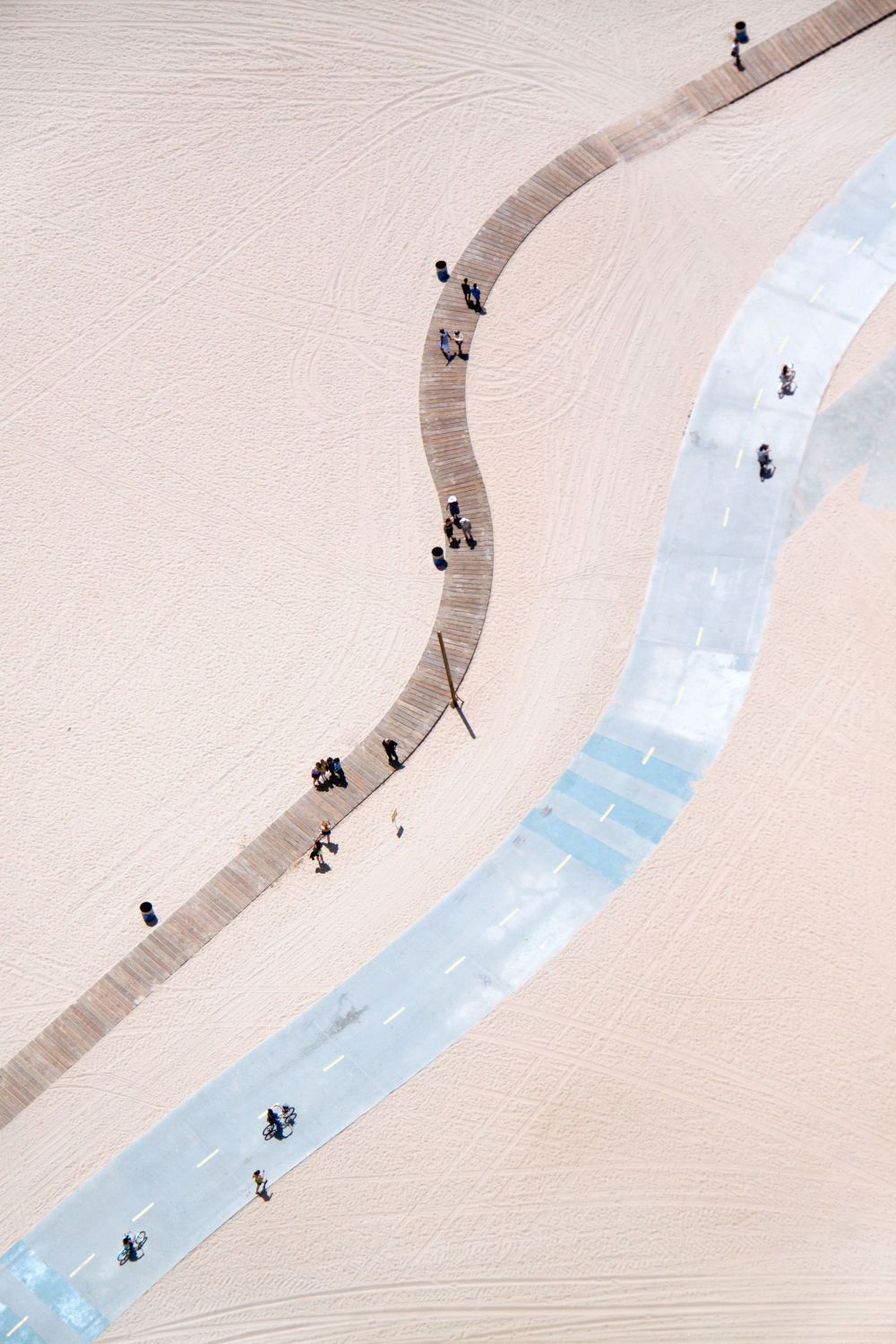Photography by Gray Malin of Santa Monica Strand Vertical