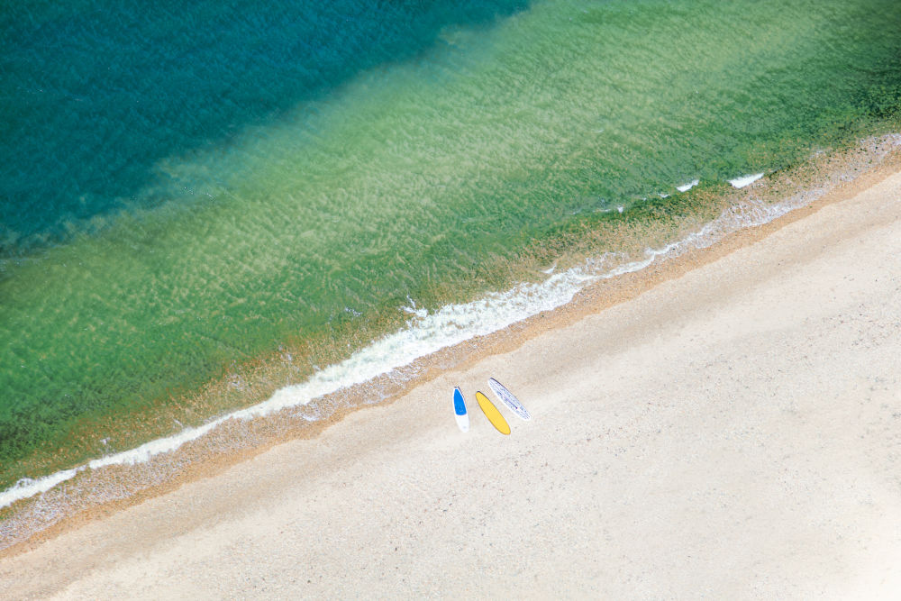 Photography by Gray Malin of Shelter Island Paddle Boards