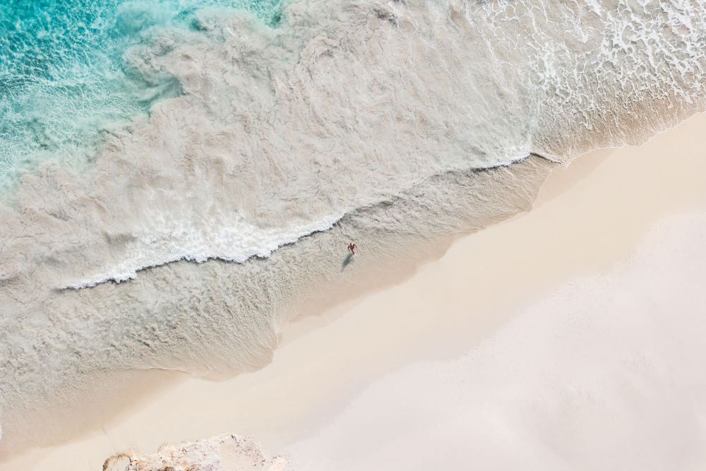 Photography by Gray Malin of St. Barths Nude Swimmer