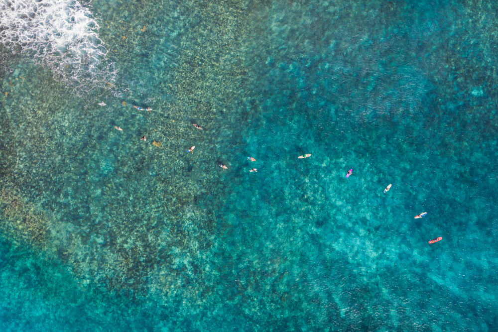 Photography by Gray Malin of St. Barths Surf School Horizontal