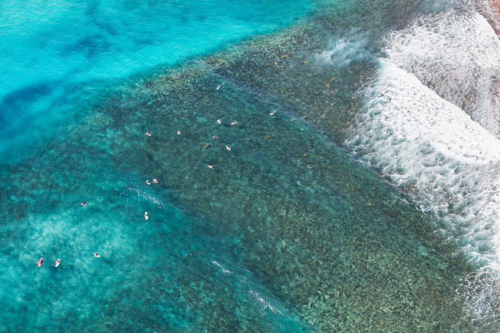 Photography by Gray Malin of St. Barths Surfers, Far Out