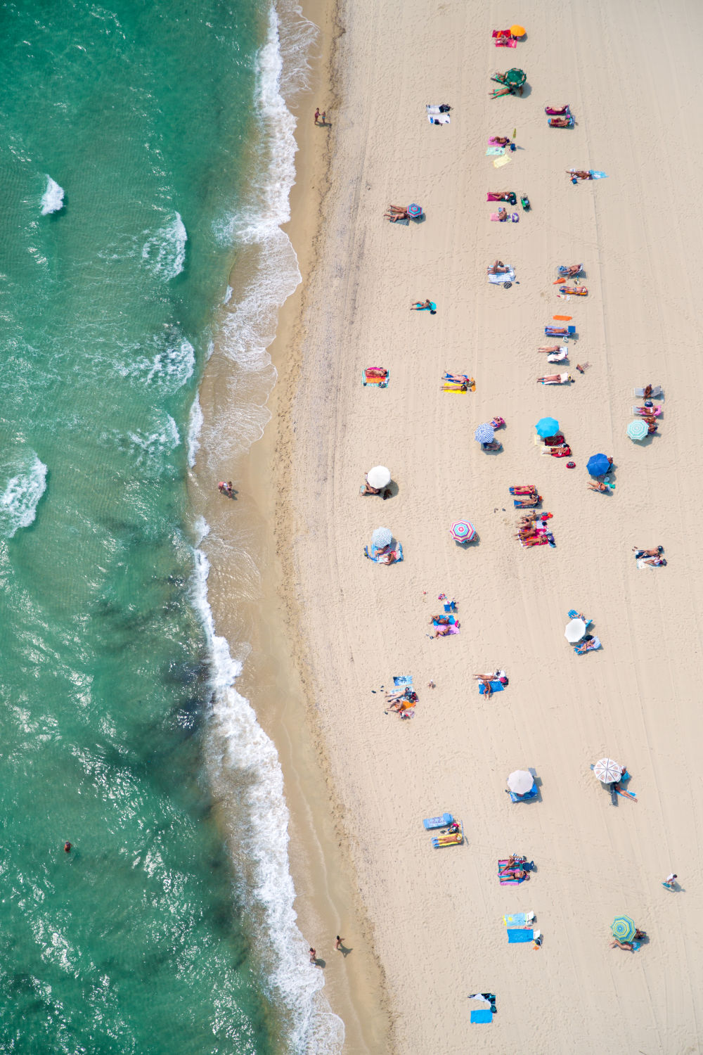 Photography by Gray Malin of St. Tropez Nude Beach Vertical