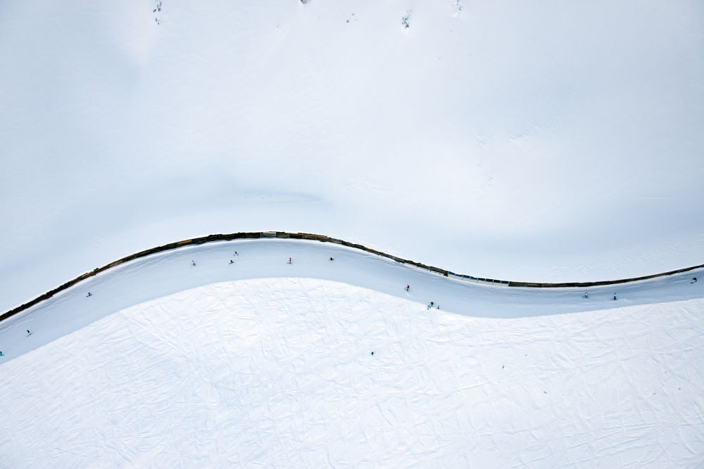 Photography by Gray Malin of Switzerland Ski Chute
