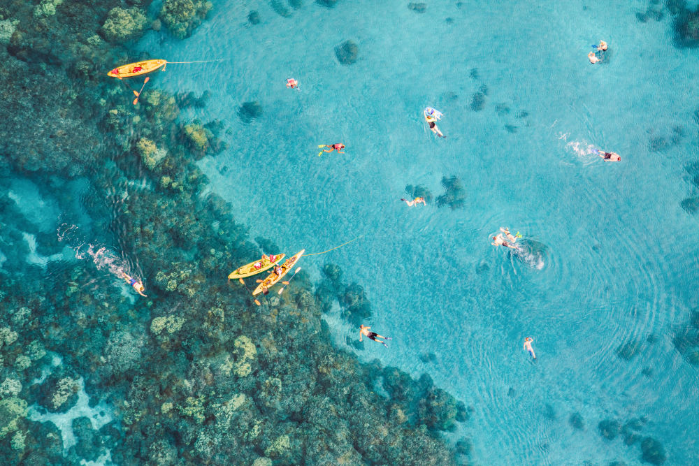 Photography by Gray Malin of The Coral Reef, Maui