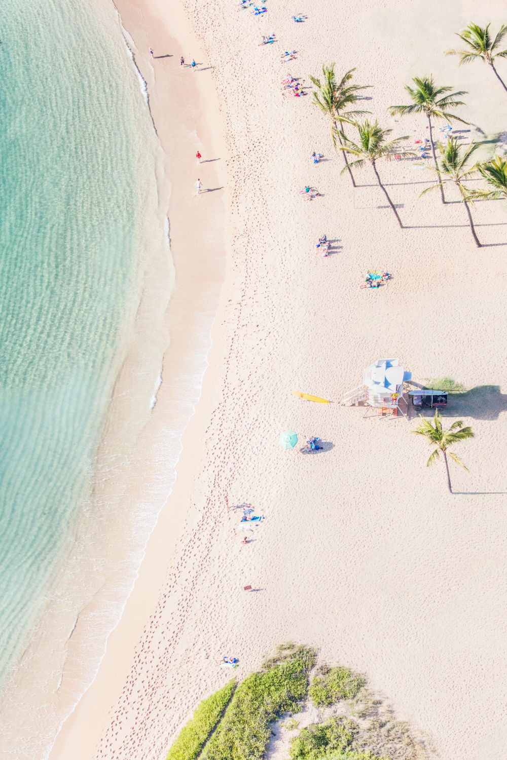 Photography by Gray Malin of The Lifeguard Tower, Kauai