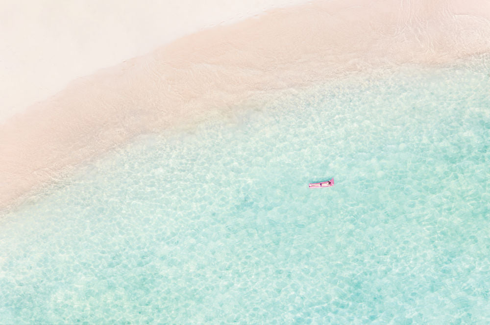 Photography by Gray Malin of The Pink Lounger, Hawaii