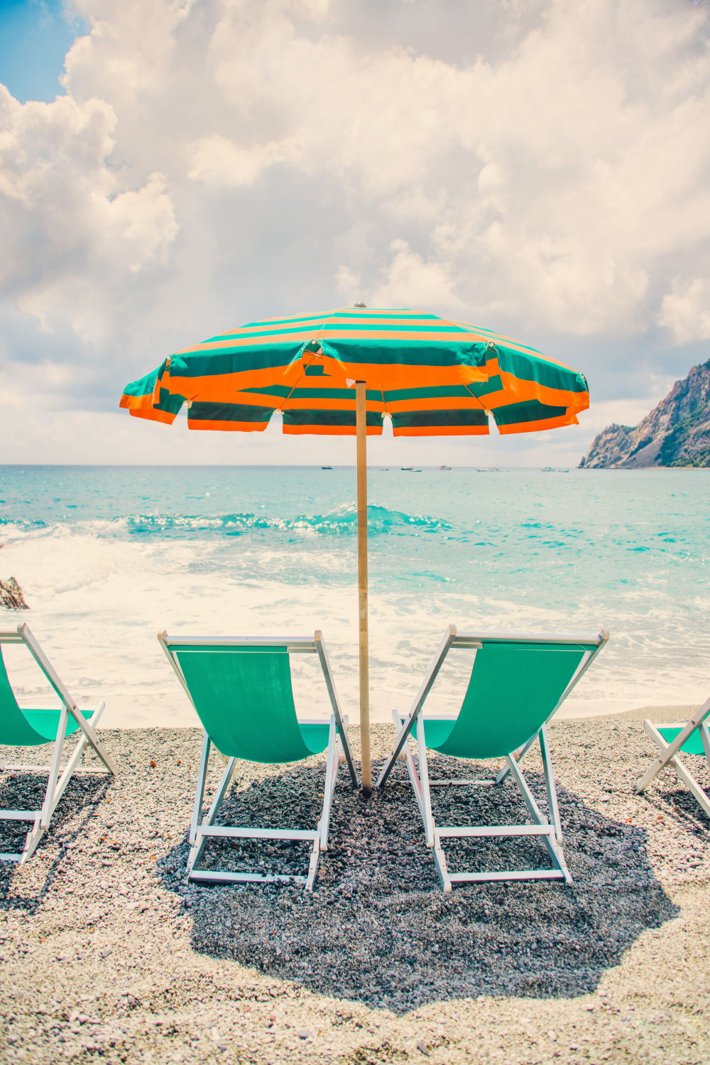 Photography by Gray Malin of The Umbrella, Cinque Terre