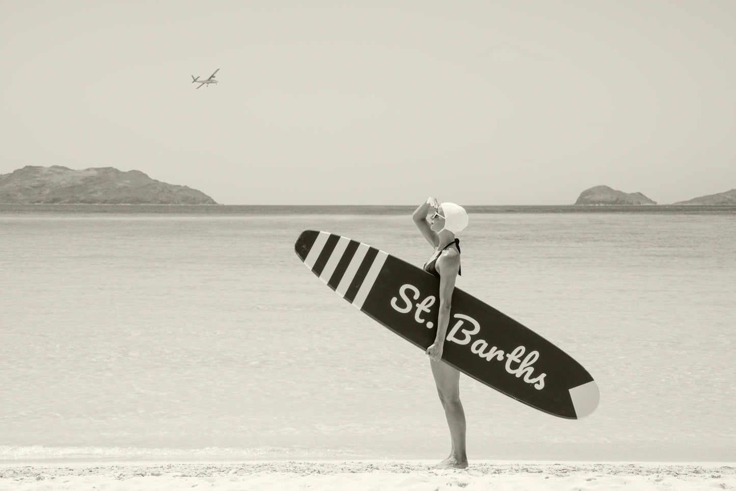 The Vacationer, St. Barths (Sepia)