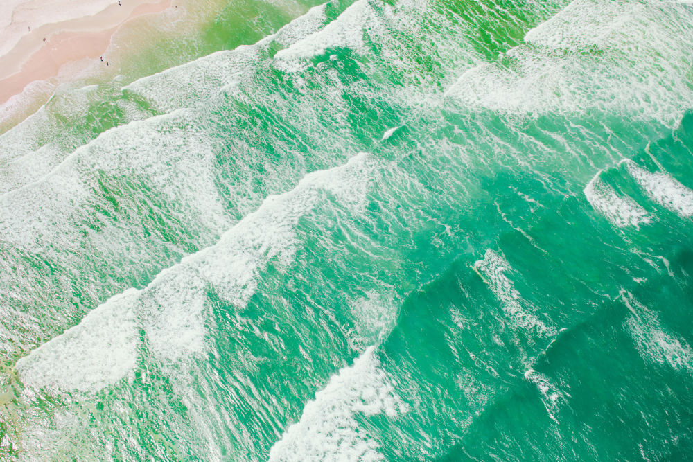 Photography by Gray Malin of The Waves of Cape Town