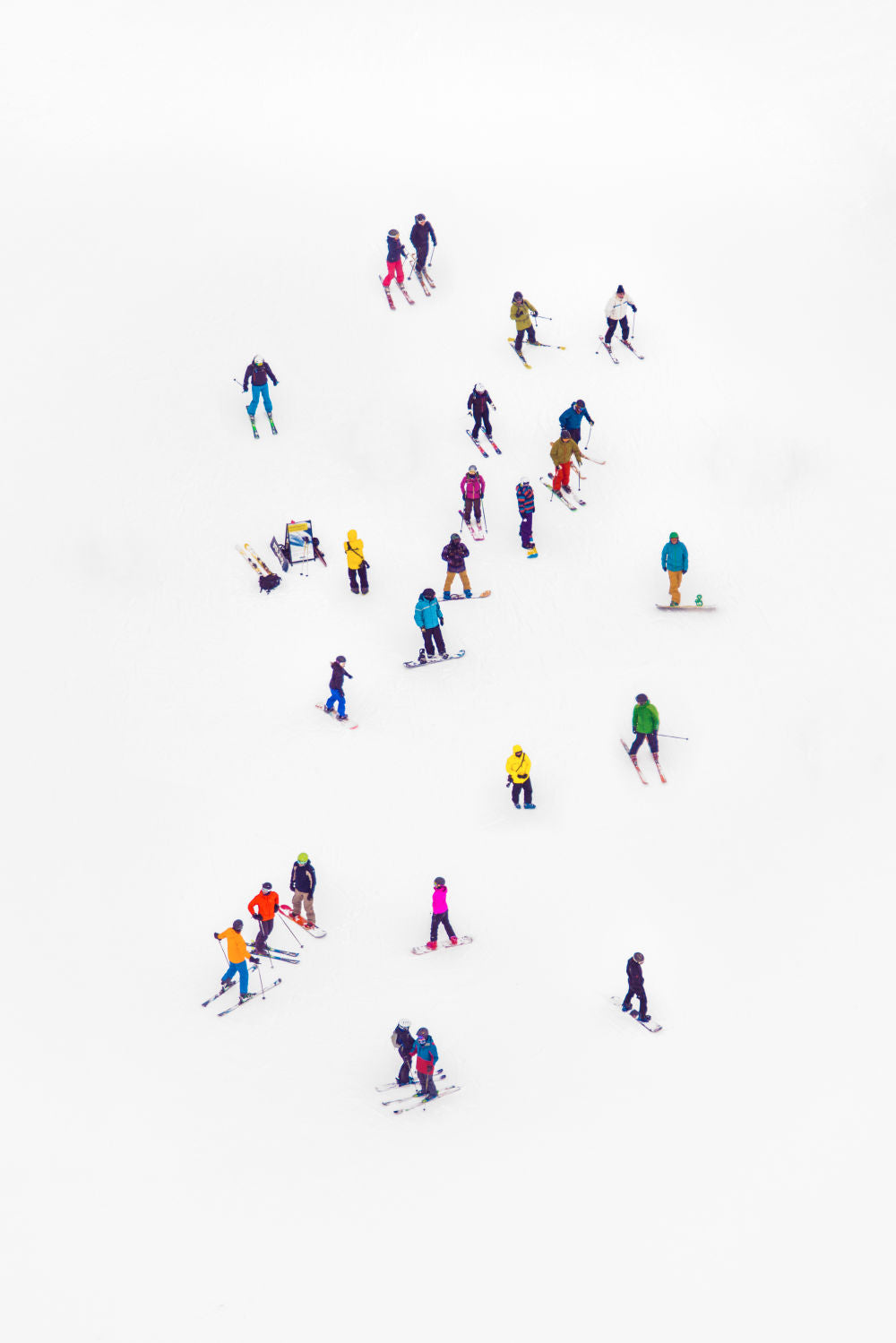 Photography by Gray Malin of Top of Whistler Vertical