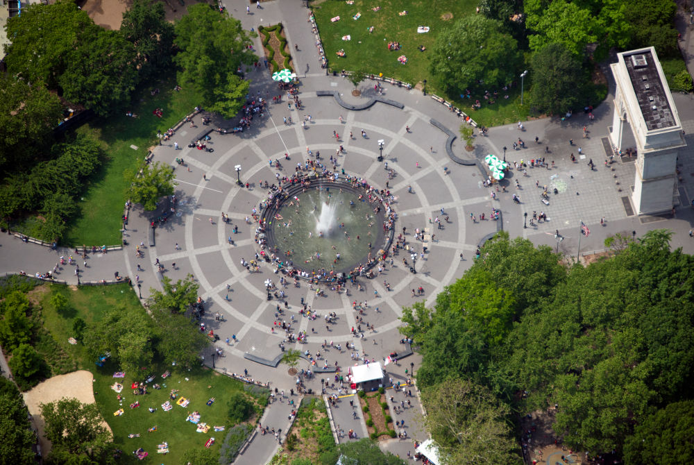 Photography by Gray Malin of Washington Square Park