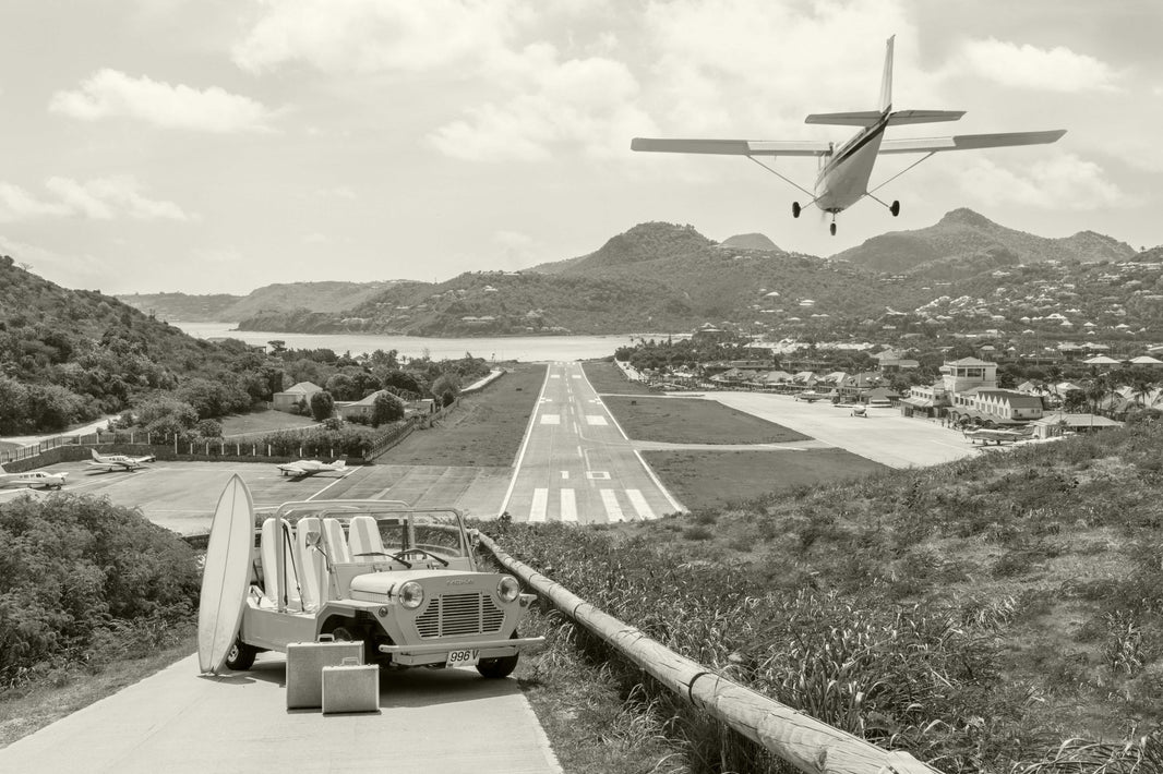 Photography by Gray Malin of Welcome to St. Barths (Sepia)