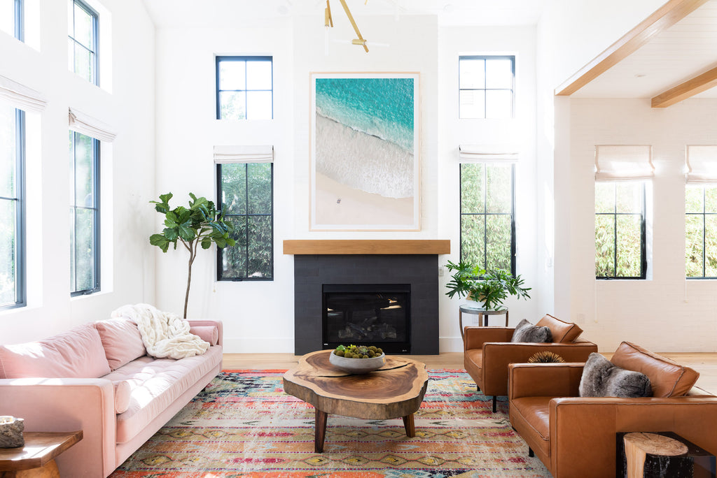 Large Scale Art Styled in a Dreamy Home