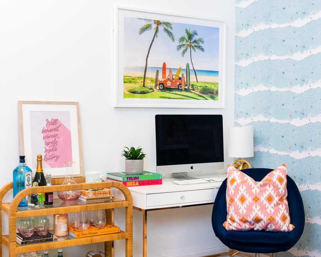 Kelly Stone's Colorful Office