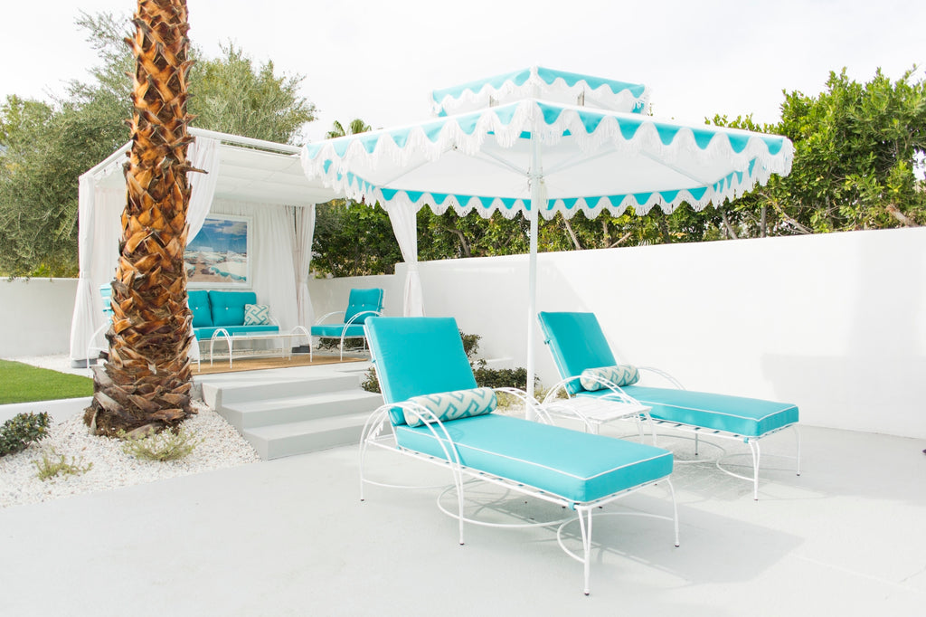 Dreamy Deck Décor Inspired by the Gray Malin x Santa Barbara Designs® Umbrella Collection