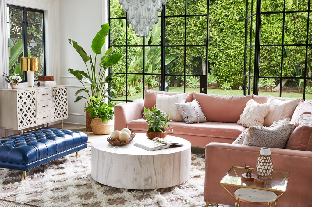 Living Room Reveal with Anthropologie