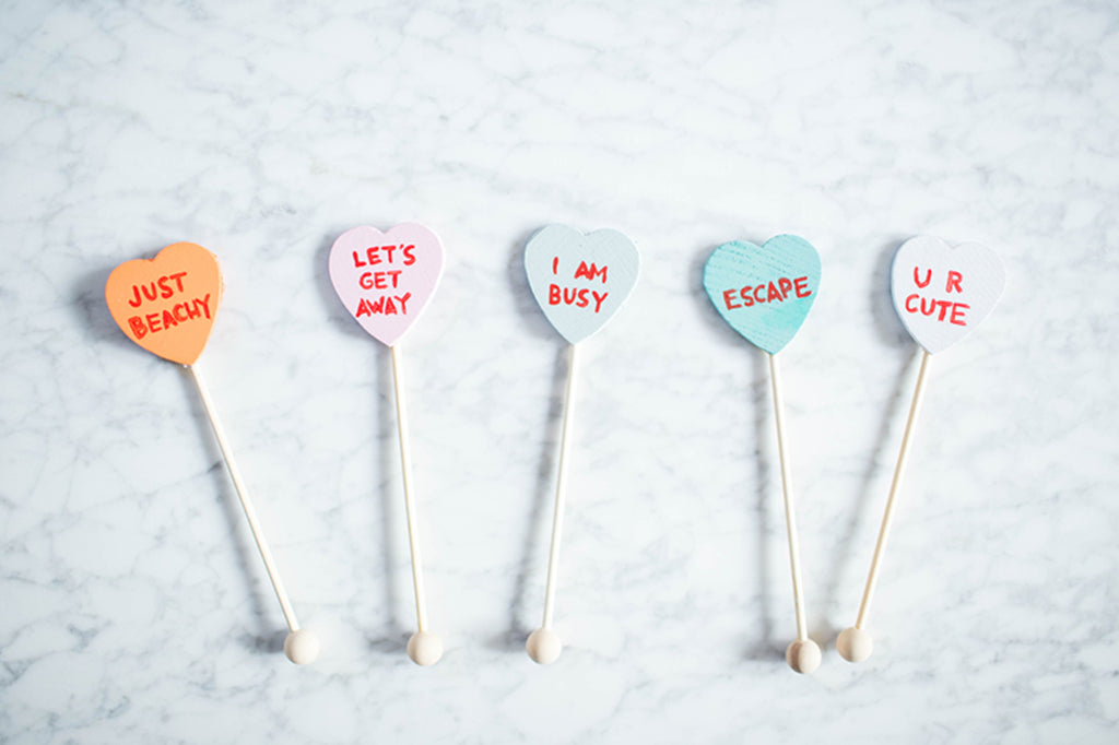 Valentine’s Day Drink Stirrers