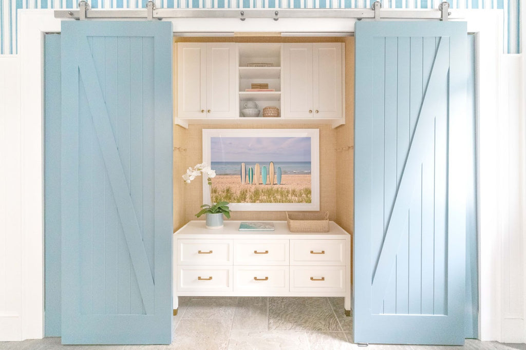 Mudroom Decor in Gray's New House