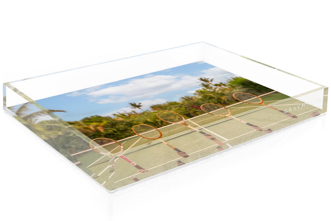 The Afternoon Tennis Tray by Gray Malin