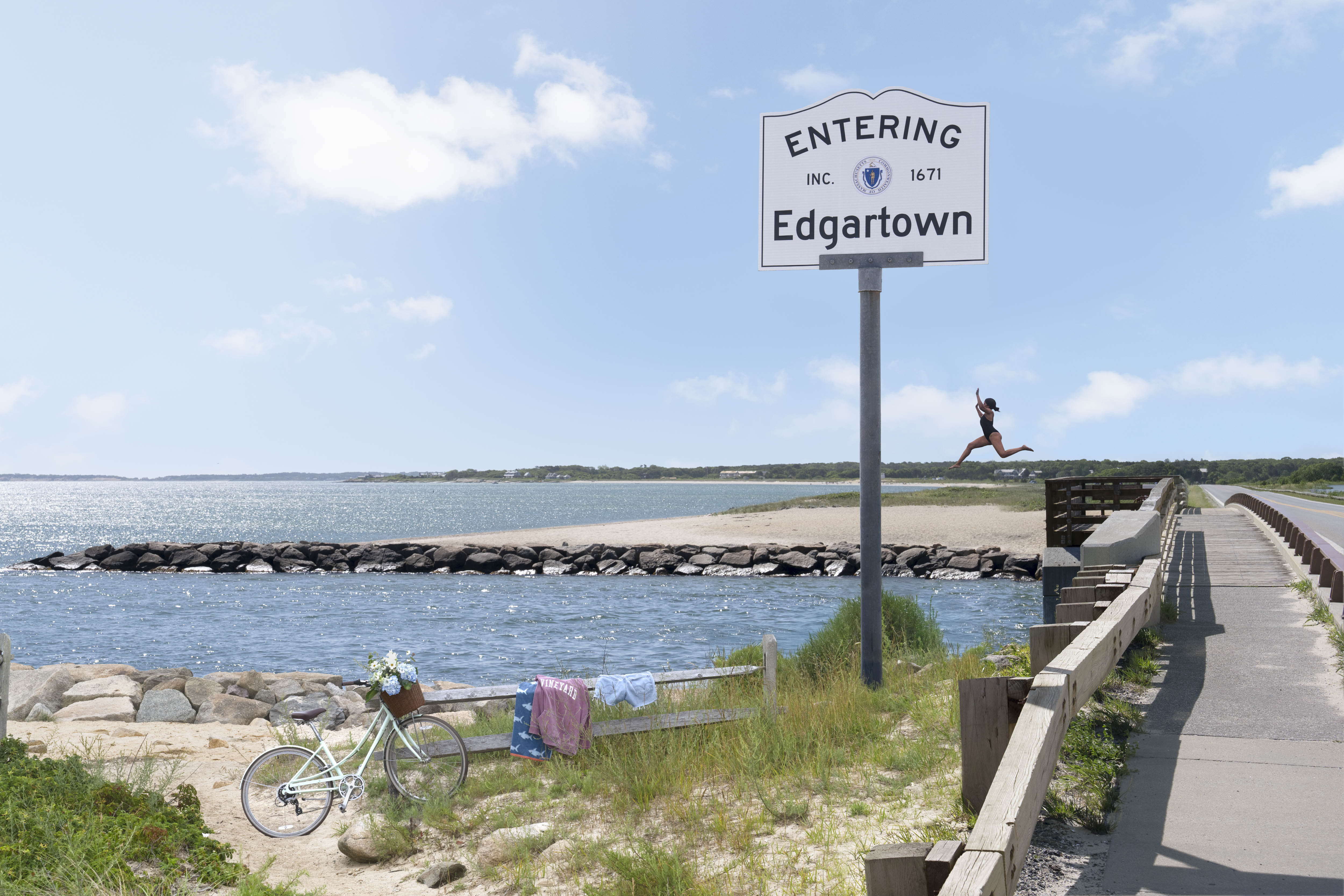Afternoon Dip, Jaws Bridge, Martha’s Vineyard