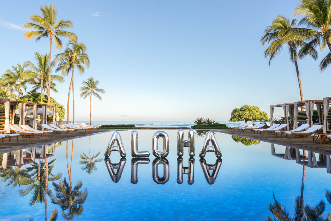 Photography by Gray Malin of Aloha Balloons, Four Seasons Hualalai, Hawai’i