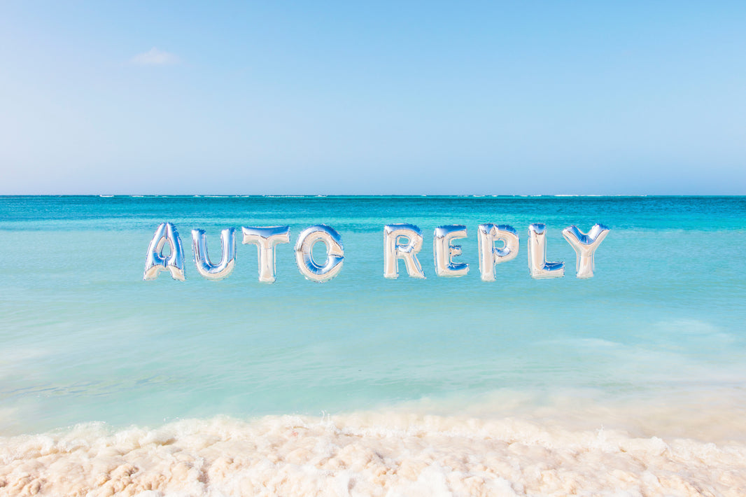 Photography by Gray Malin of Auto Reply Balloons