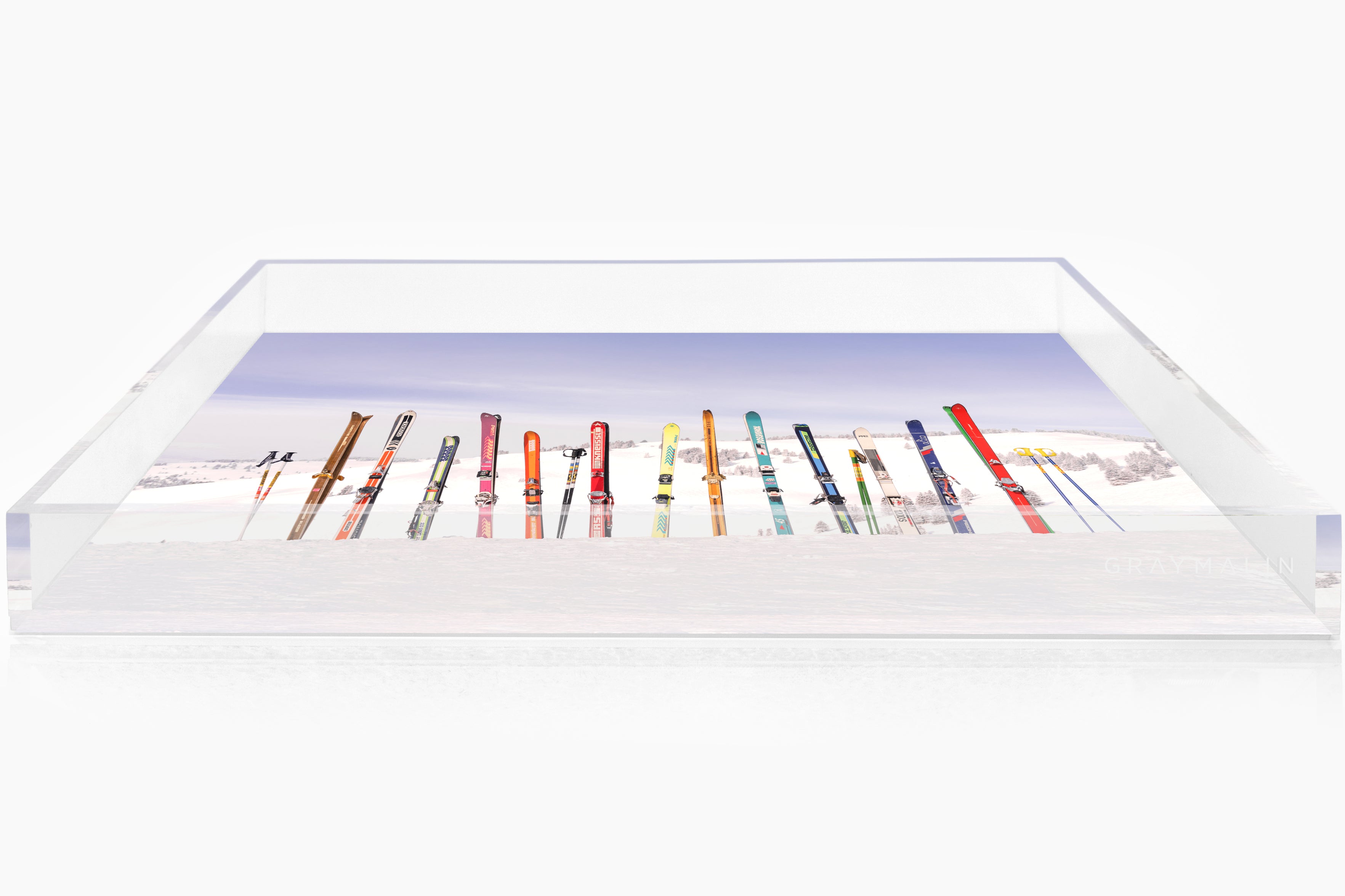 The Back Bowls Skis, Vail Tray