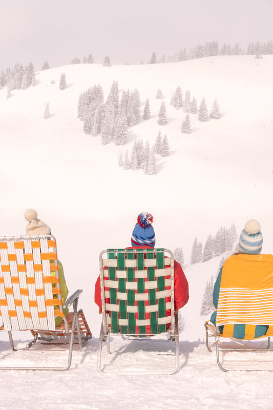 Back Bowls Sun Loungers Triptych, Vail