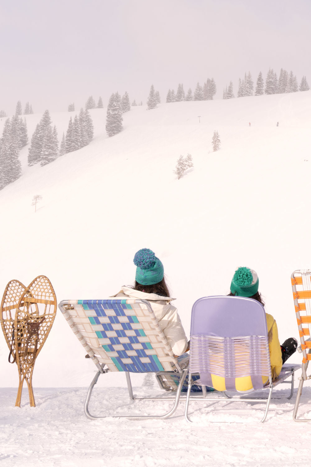 Back Bowls Sun Loungers Triptych, Vail