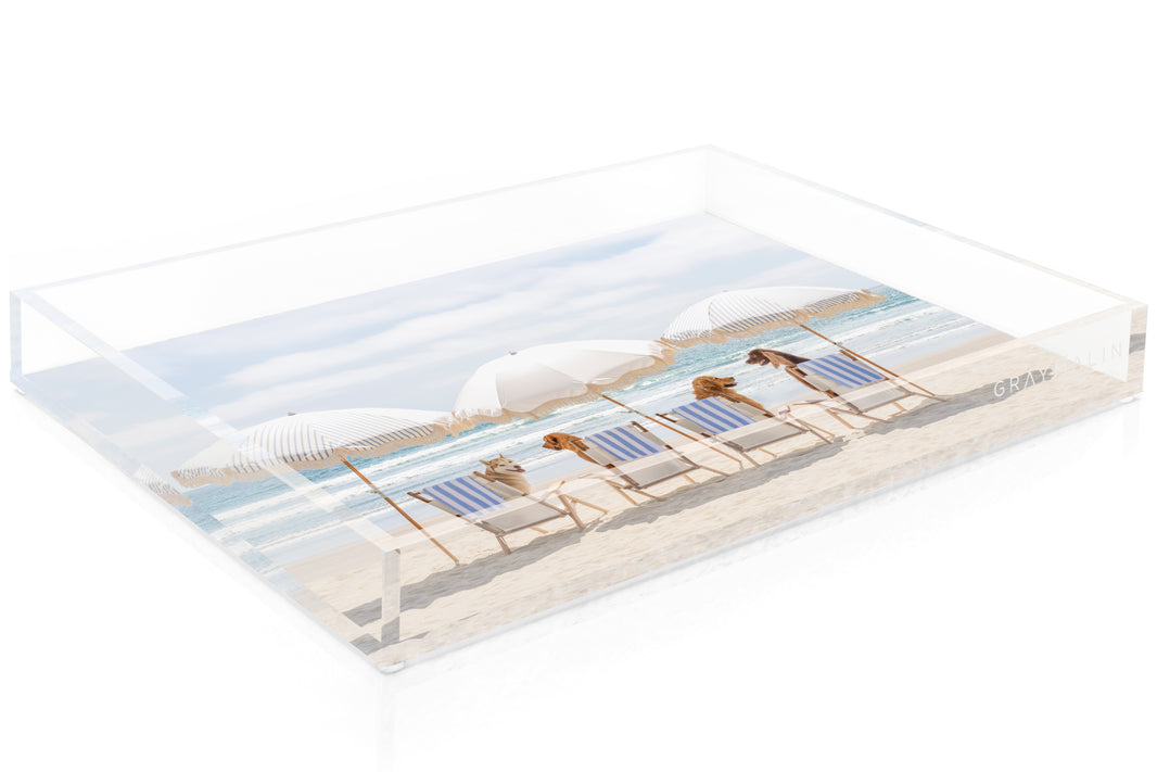 The Beach Day Pups Tray by Gray Malin