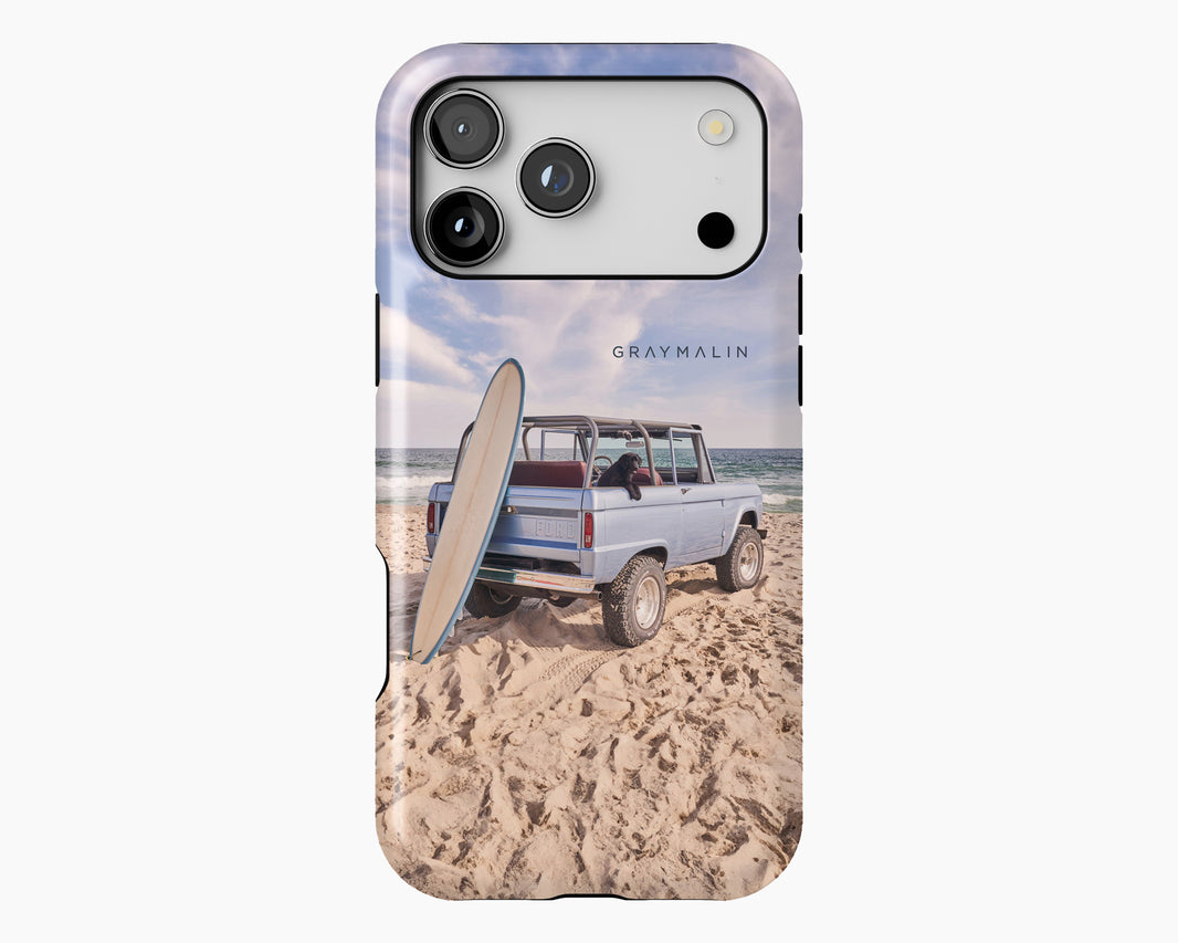 The Beach Bronco Pup iPhone Case by Gray Malin