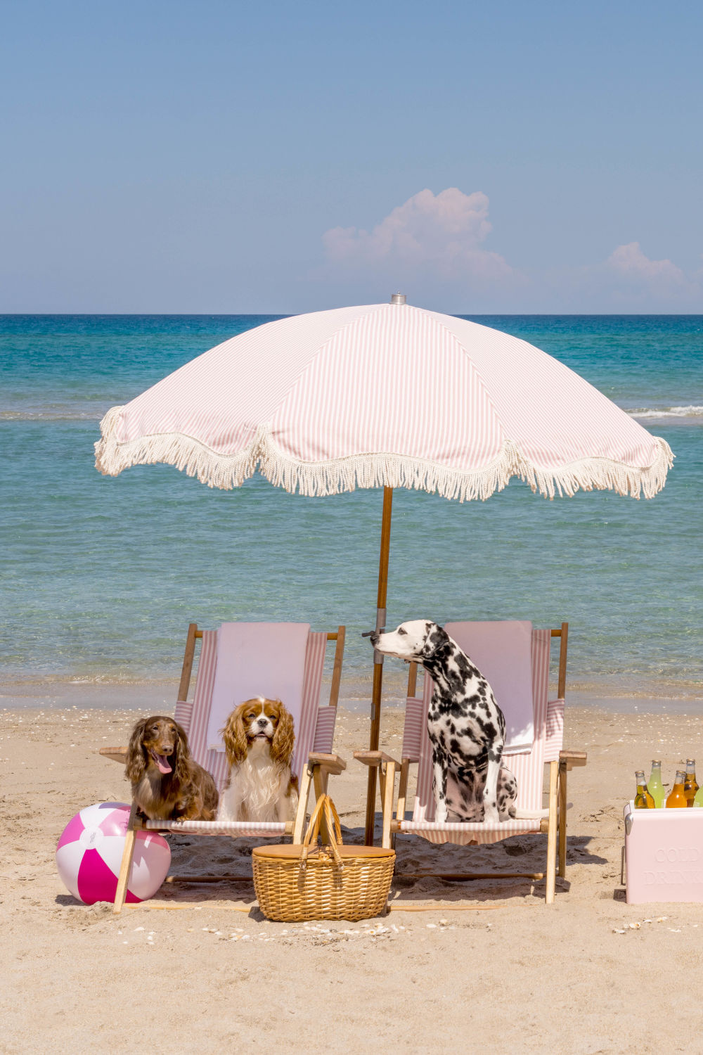 Beach Day Diptych, Palm Beach