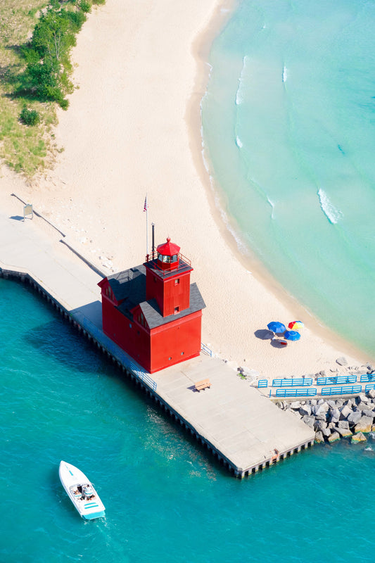 Product image for Big Red Lighthouse, Holland, Michigan