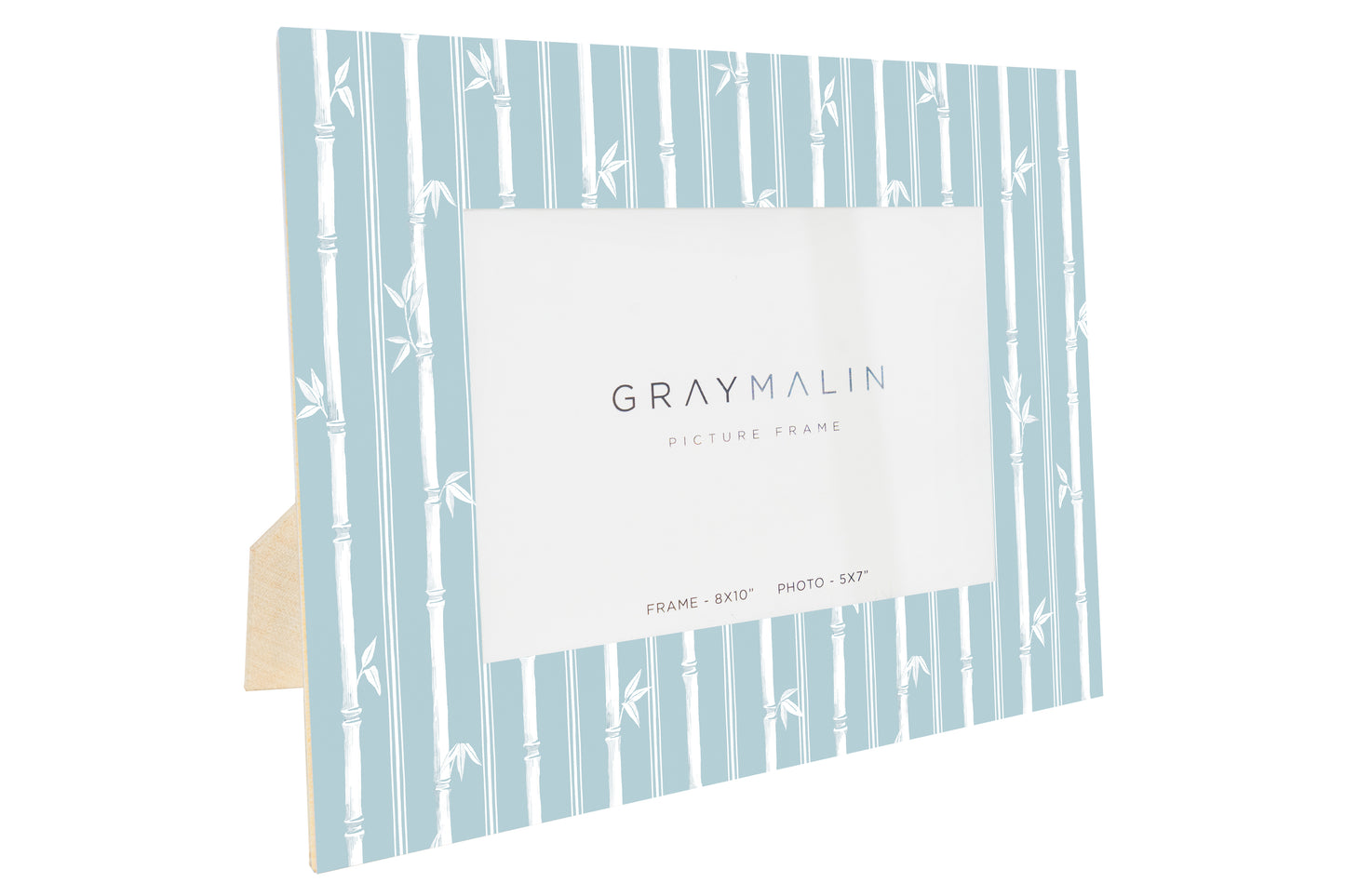 The Veranda Bamboo Horizontal Picture Frame - Sky Blue