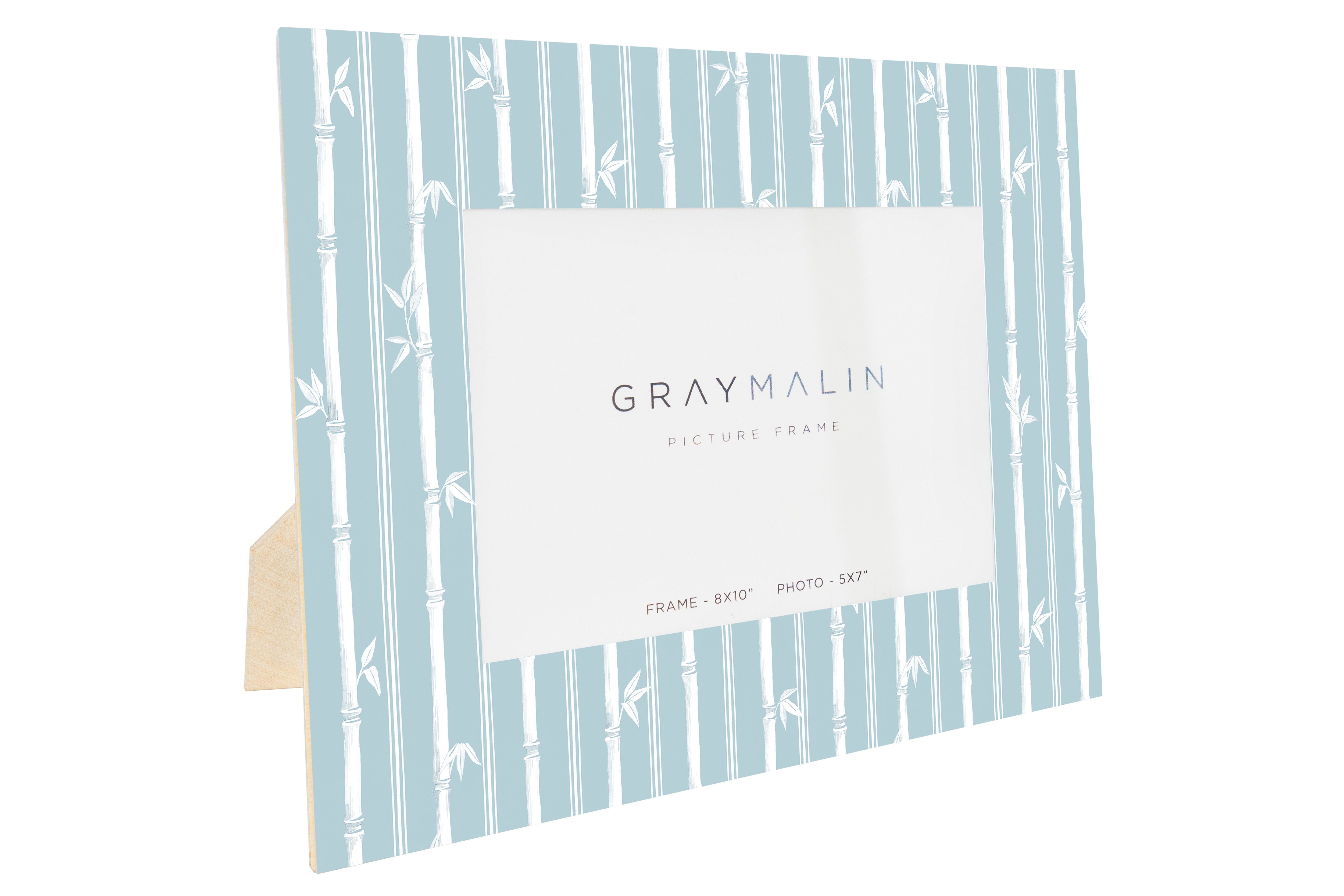 The Veranda Bamboo Horizontal Picture Frame - Sky Blue