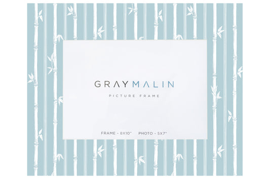 The Veranda Bamboo Horizontal Picture Frame - Sky Blue