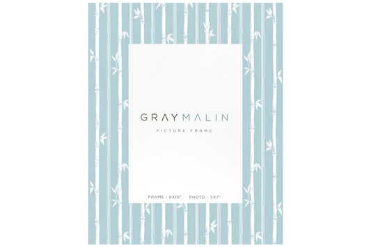 The Veranda Bamboo Vertical Picture Frame - Sky Blue