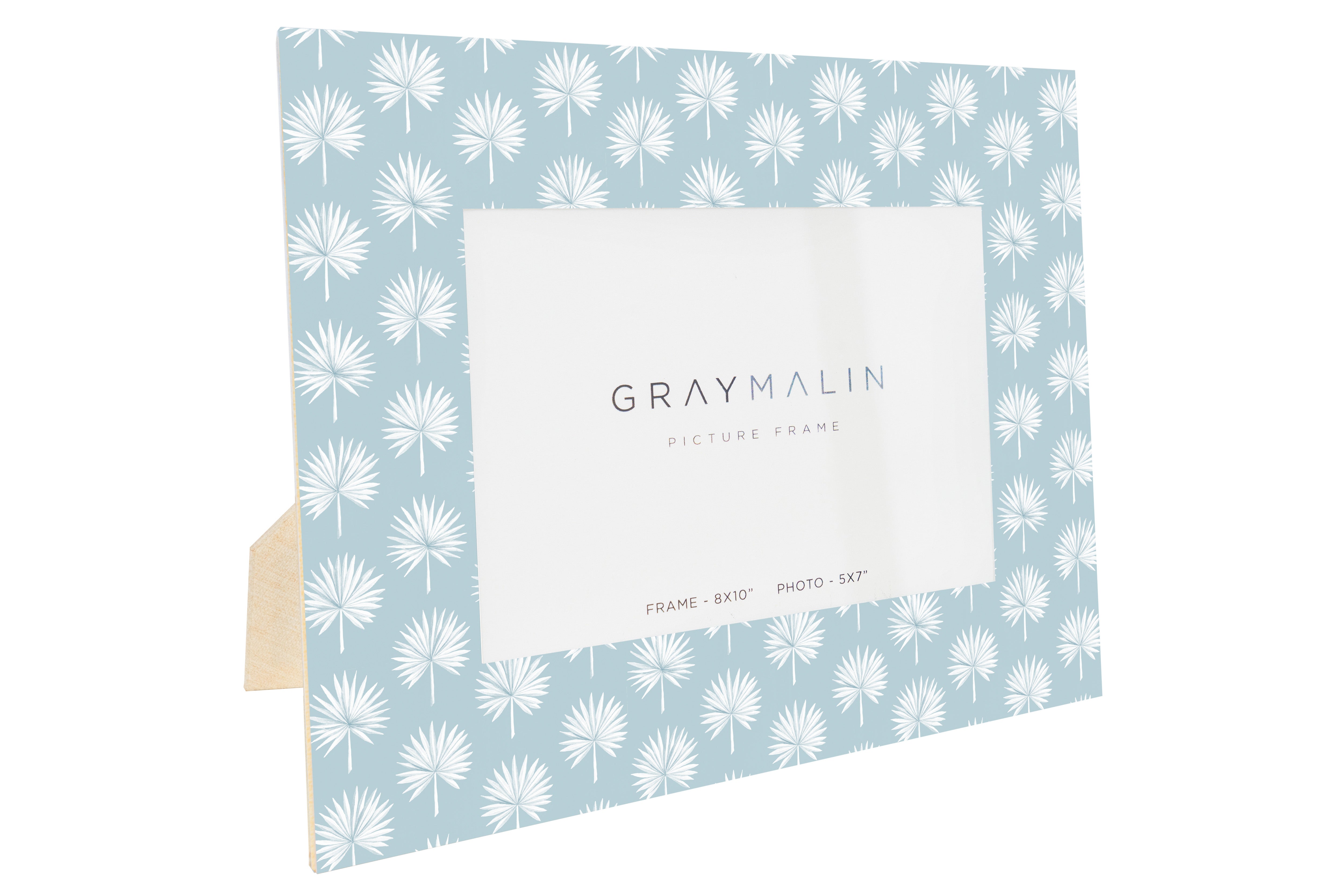 The Isla Palm Horizontal Picture Frame - Sky Blue