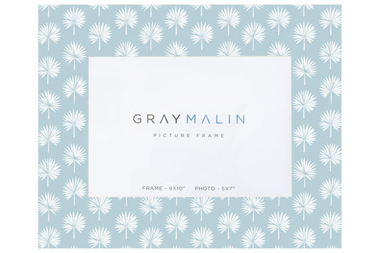 The Isla Palm Horizontal Picture Frame - Sky Blue