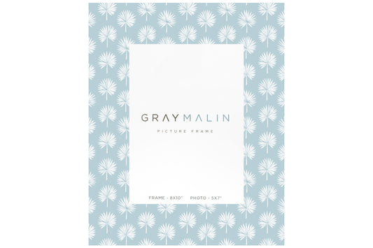 The Isla Palm Vertical Picture Frame - Sky Blue