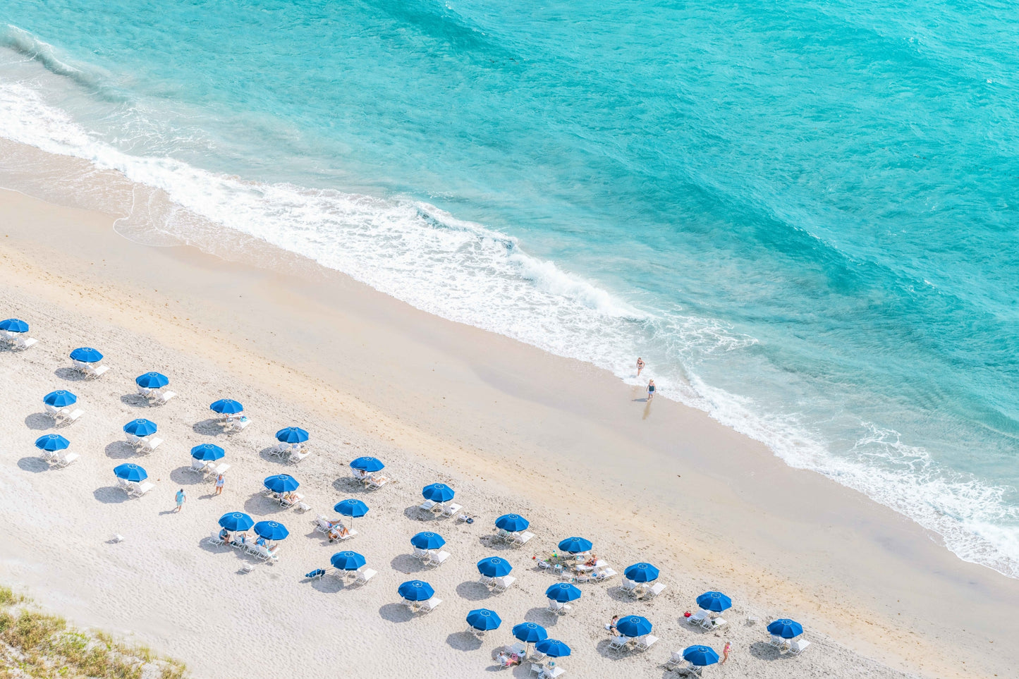 Blue Umbrellas, Highland Beach, Florida