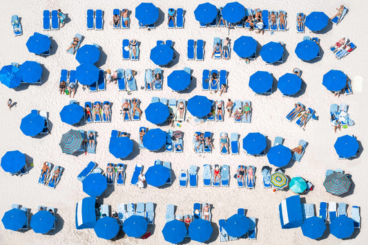 Blue Umbrellas, Miami, Florida