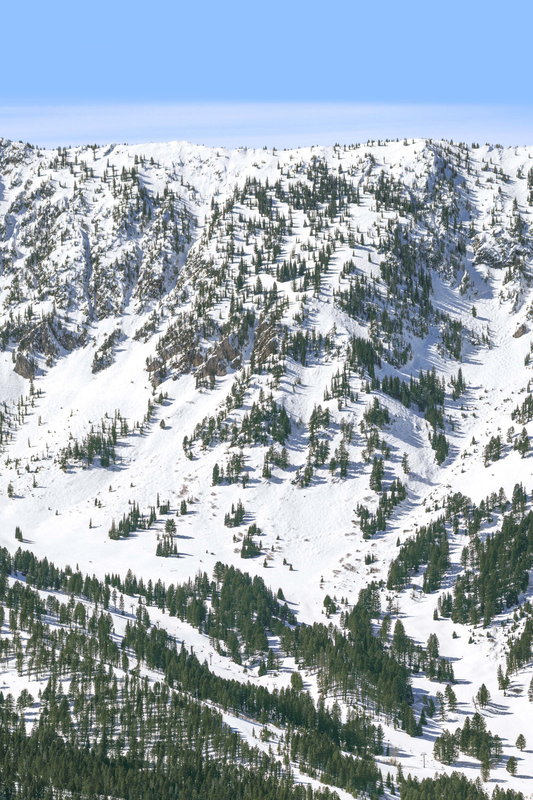 Bridger Bowl Triptych, Bozeman, Montana by Gray Malin